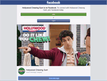 Tablet Screenshot of hollywoodchewinggum.com